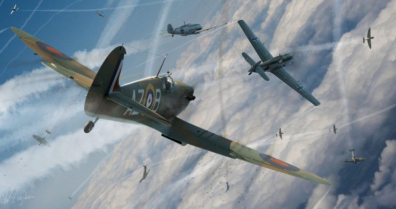 Мессершмитт 109 воздушный бой