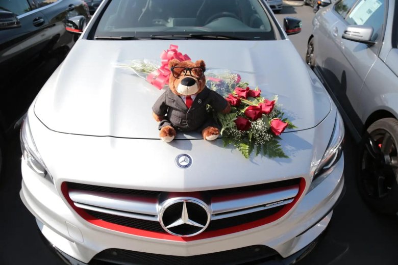 Свадебный мерседес w212