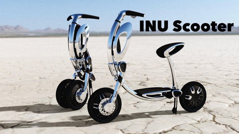 Футуристический самокат