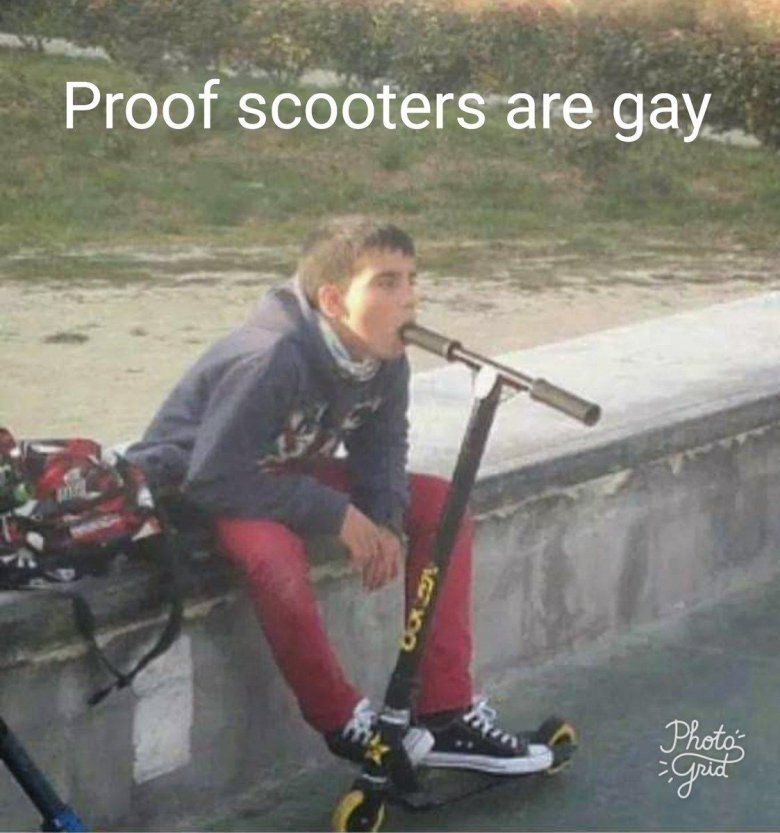 Самокат трюковой