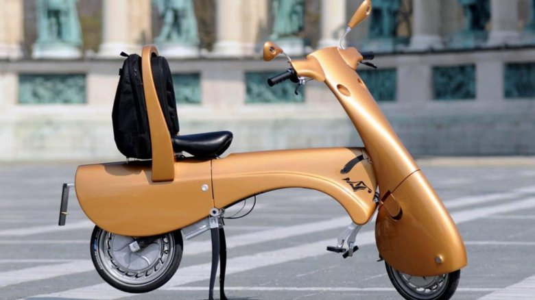 Складной электроскутер moveo