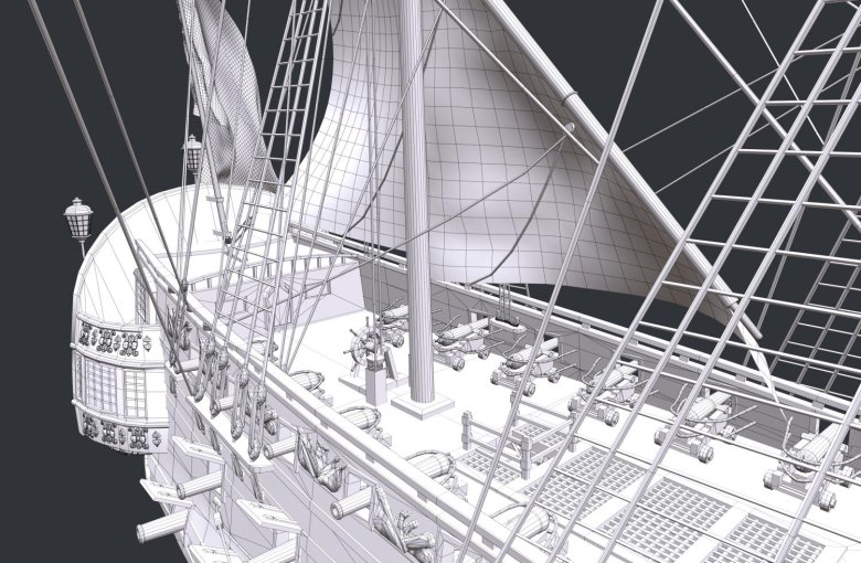 Корабль ингерманланд 1715