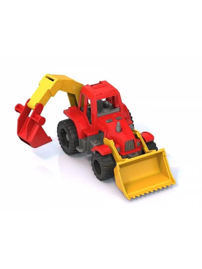 Нордпласт трактор ижора с грейдером и ковшом