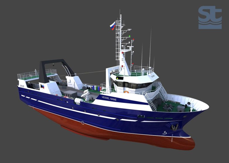 Малый рыболовный траулер рефрижераторный т30