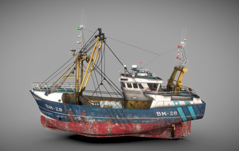 Сейнер-траулер wartsila 6210