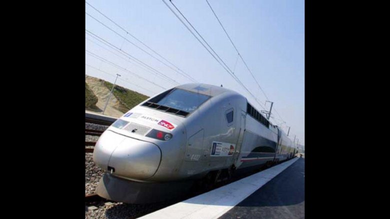Скоростной поезд tgv франция