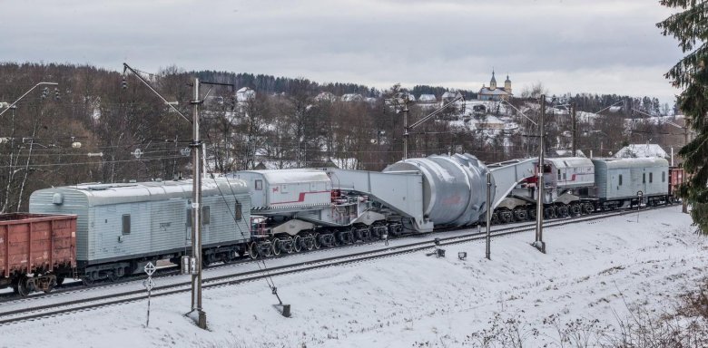 Вагон для перевозки ракет
