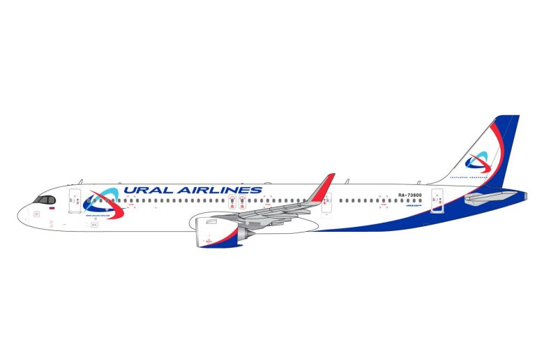 Модель самолета уральские авиалинии аэробус 321