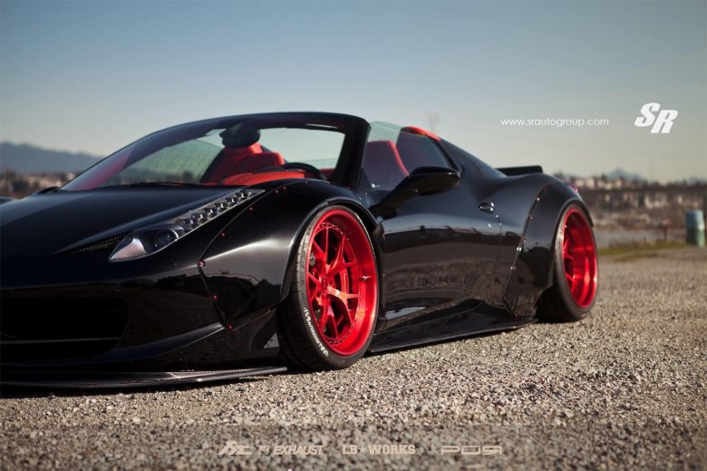 Ferrari 458 spider liberty walk