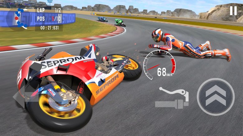 Moto rider bike racing game