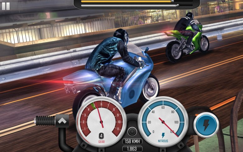Мотоцикл гонки игра