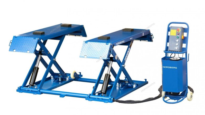 Ножничный подъемник для авто