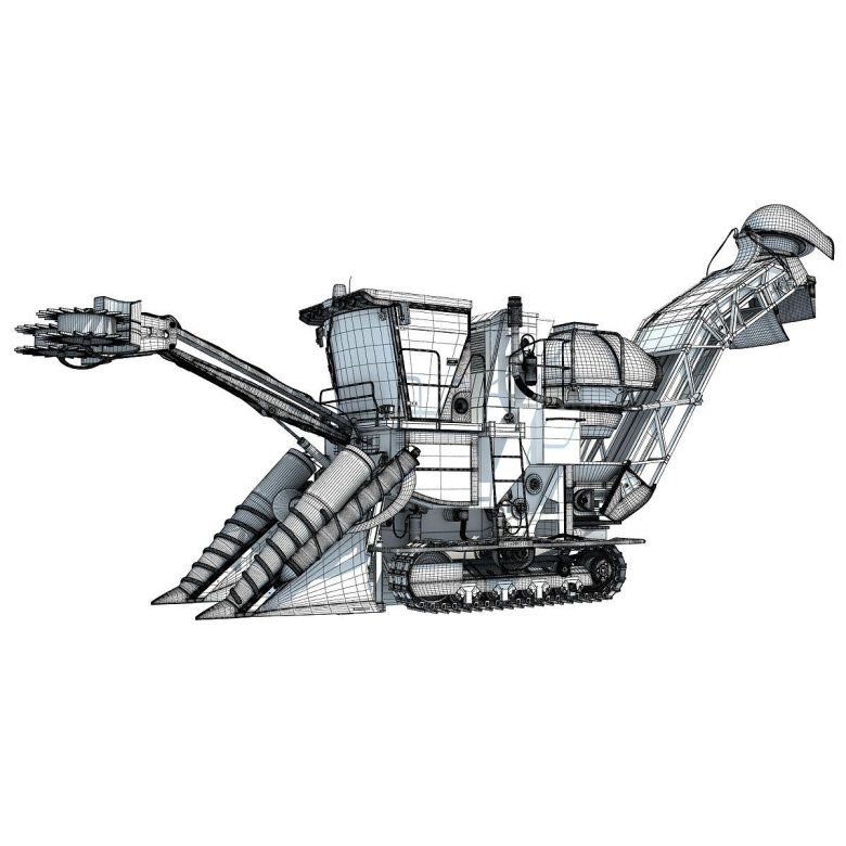 Sugar cane harvester