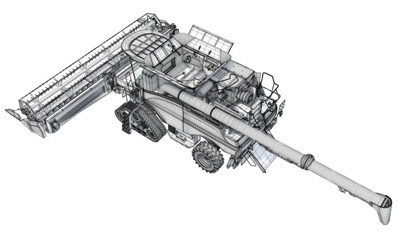 Комбайн акрос 3д