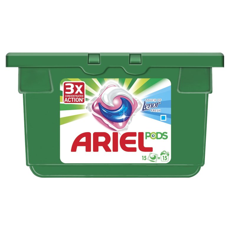 Капсулы для стирки ariel color 15 шт