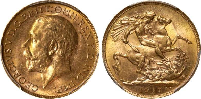 Соверен георг 5