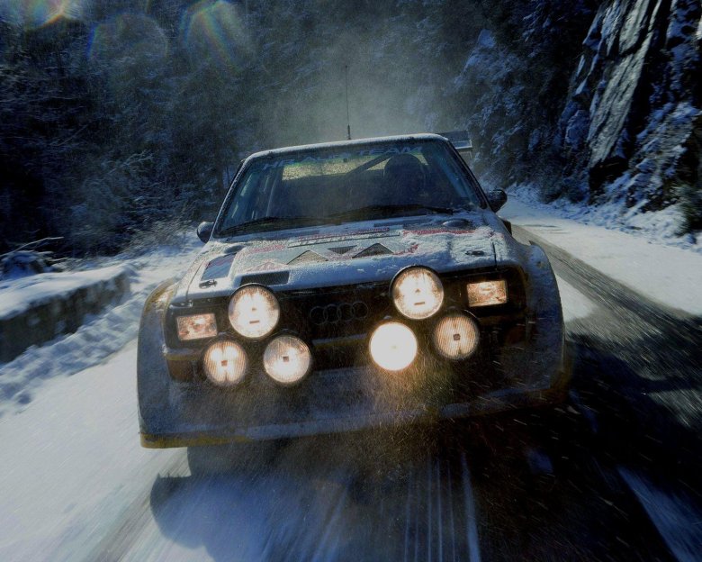 Audi quattro rally