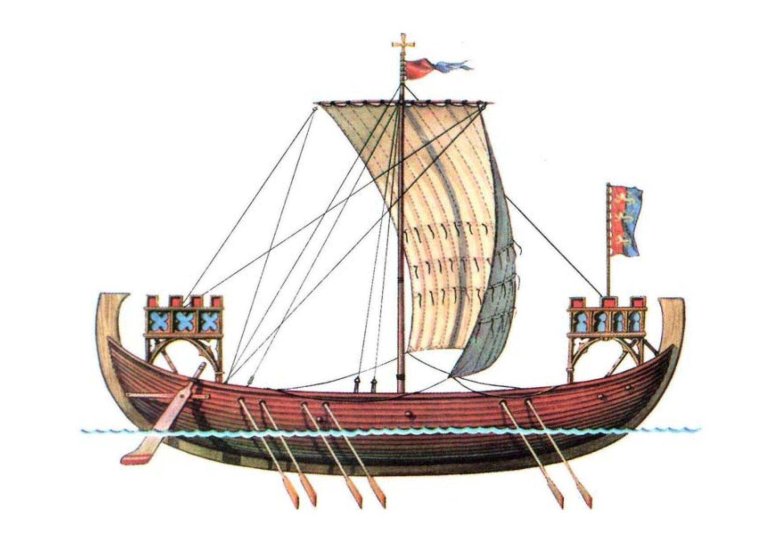 Финикийский торговый корабль