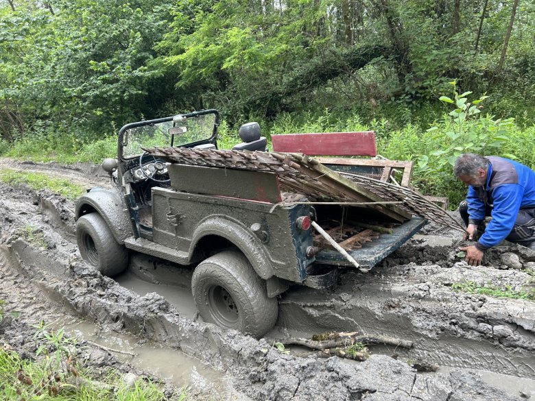 Газ 69 по бездорожью