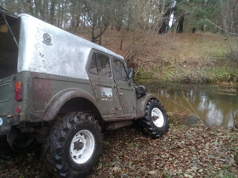 Газ 69 на 35 колесах