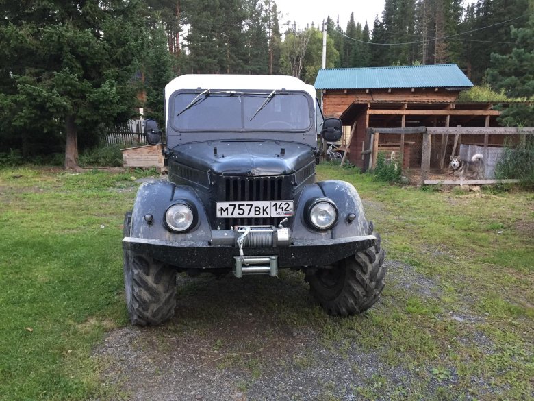 Газ 69 на 33 колесах