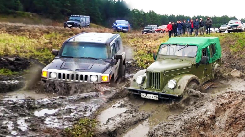 Газ 69 по бездорожью