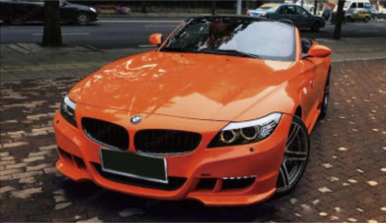 Оранжевая пленка для автомобиля