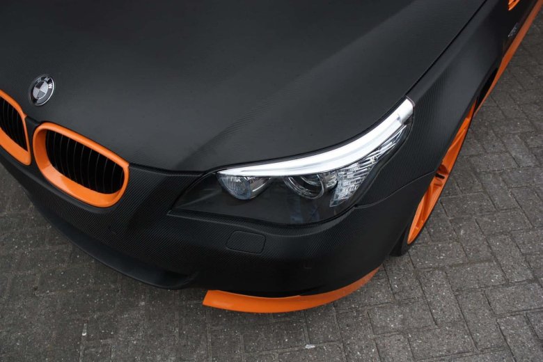 Bmw e60 orange black