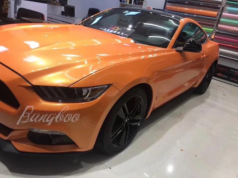 Оранжевый металлик краска для авто