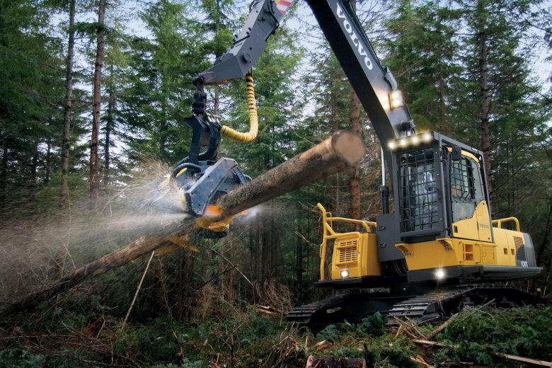 Вольво экскаватор харвестер