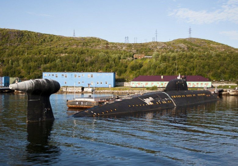 Видяево база подводных лодок северного флота
