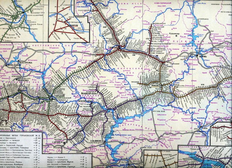 Карта жд куйбышевская железная дорога