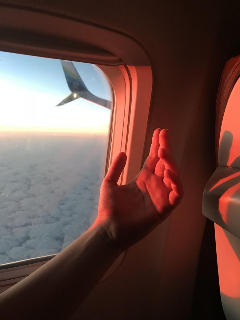 Вид с окна самолета