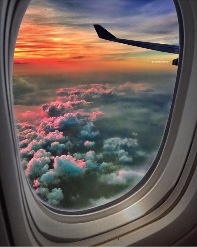 Из окна самолета