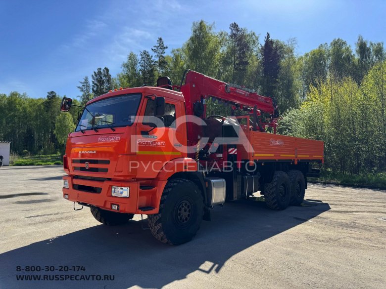 Камаз 43118 с кму kanglim ks1256