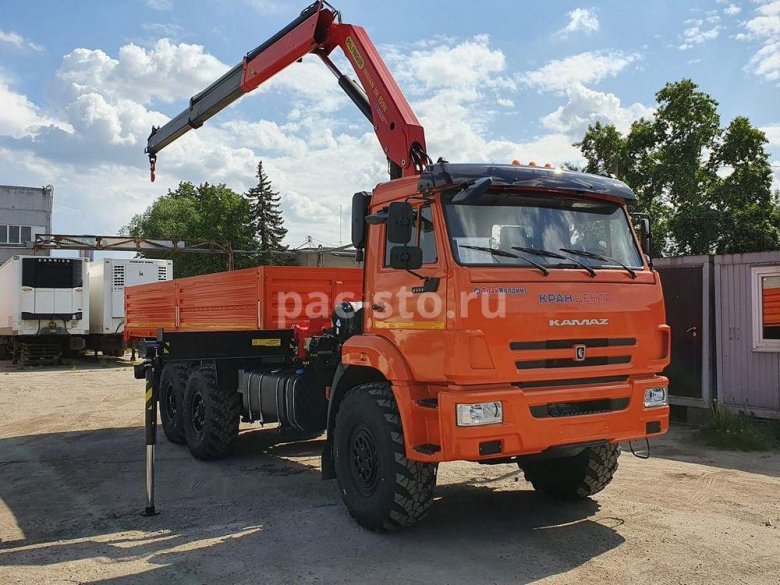 Камаз 43118 с манипулятором