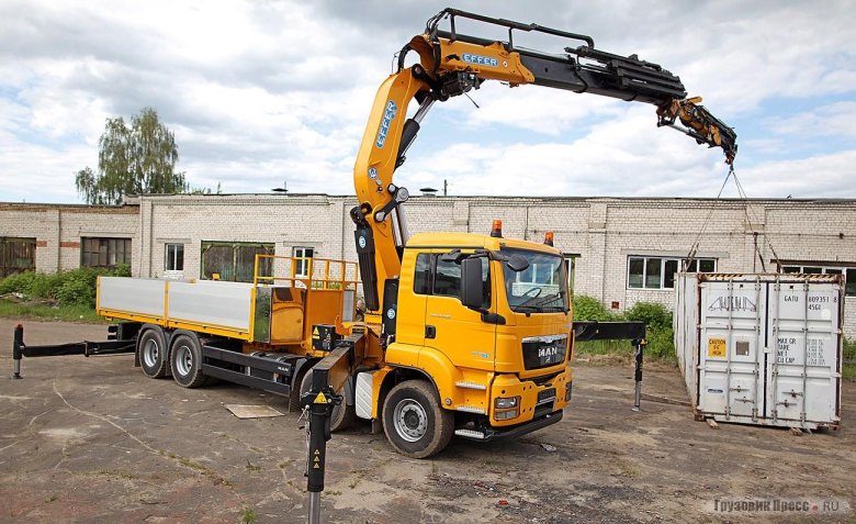 Кран манипулятор effer 955