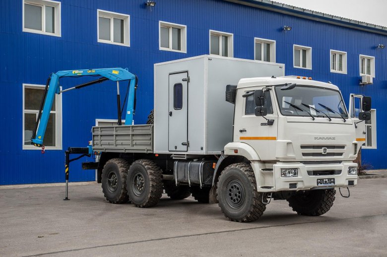 Камаз 43118 парм с кму