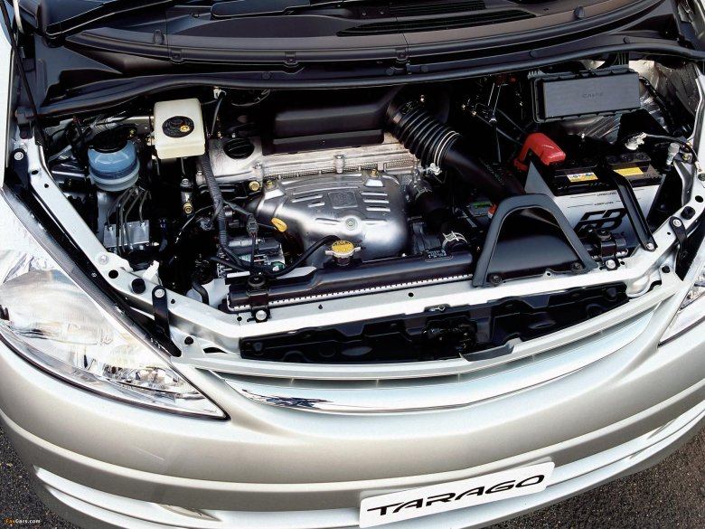 Toyota estima 2.2 подкапотное