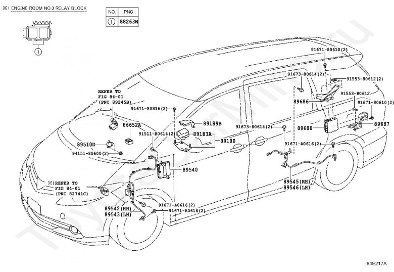 Датчик скорости toyota