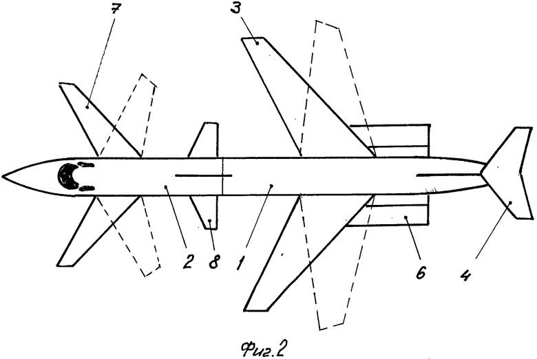 Крыло обратной стреловидности схема