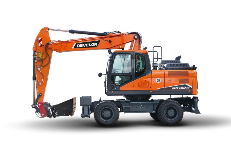 Экскаватор колесный полноповоротный