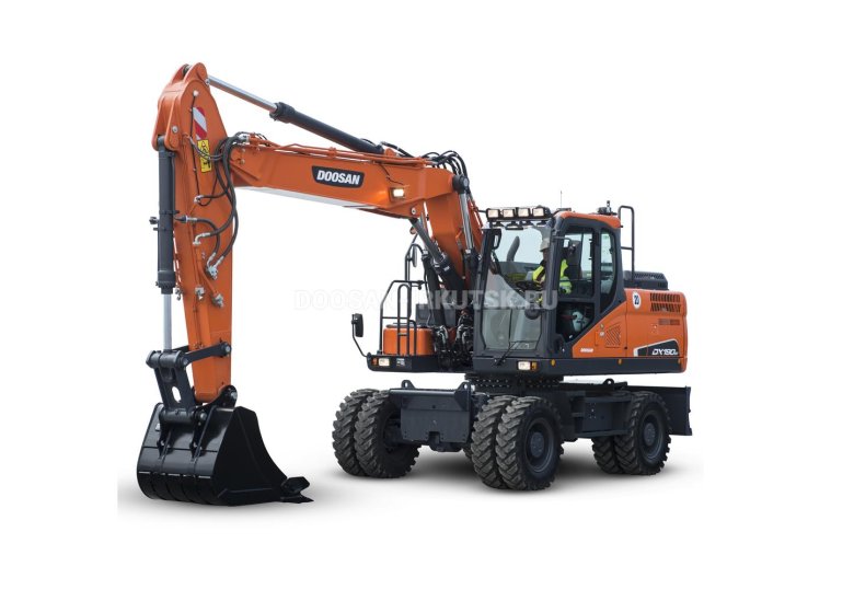 Колесный экскаватор doosan dx210w