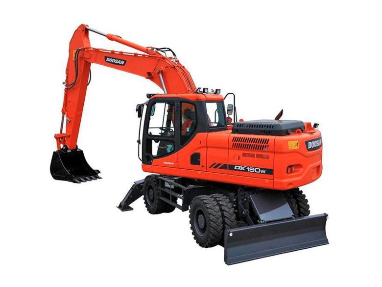 Колесный экскаватор doosan dx190wa
