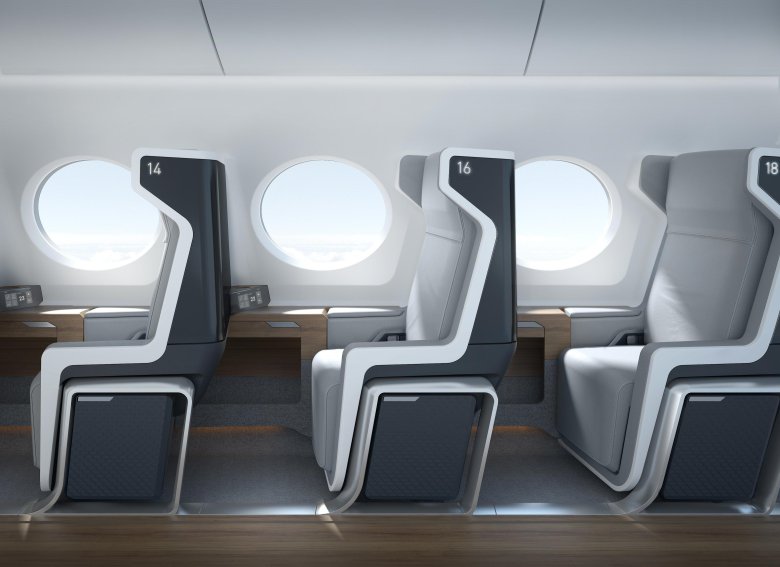 Самолет салон