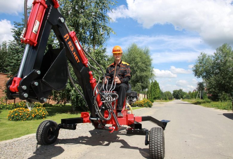 Мини-экскаватор прицепной hbp-13l