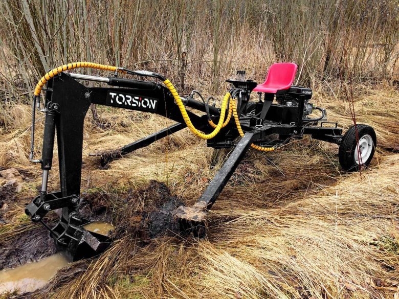 Мини экскаватор самодельный