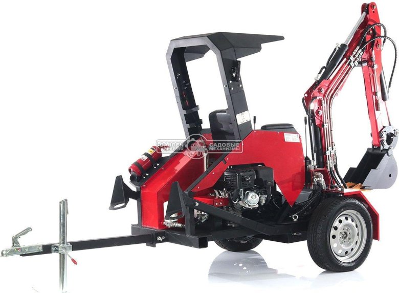 Мини экскаватор ред рино