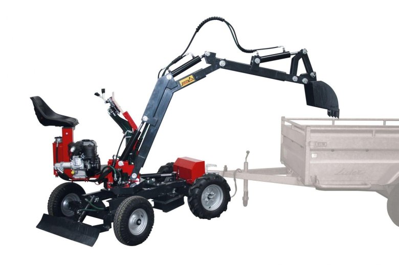 Прицепной мини экскаватор powerfab