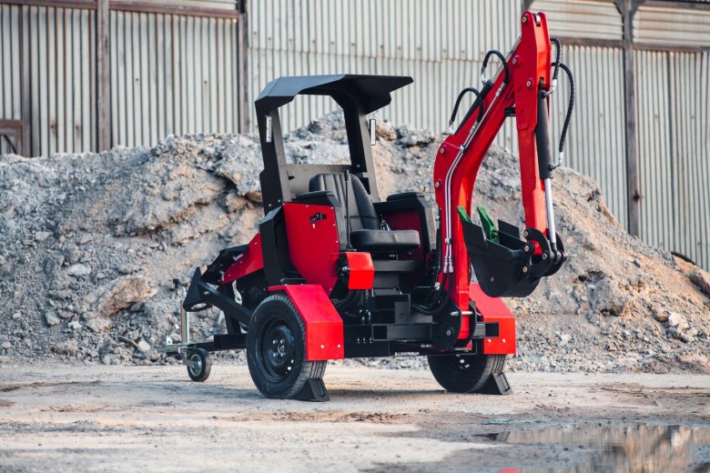 Мини экскаватор ред рино